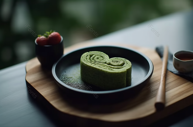 抹茶绿茶海绵蛋糕甜点绿茶切片蛋糕,高清,摄影图,摄影图片,图片大全,摄影图免费下载